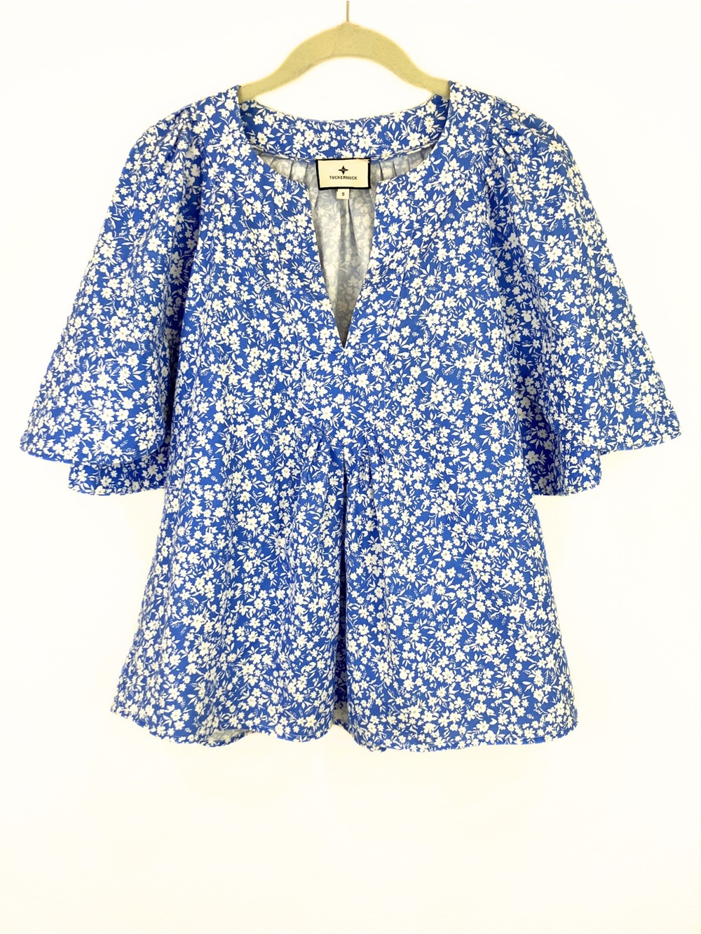 Tuckernuck x Cameran Eubanks Wimberly Blooms on Broad Blouse Size S